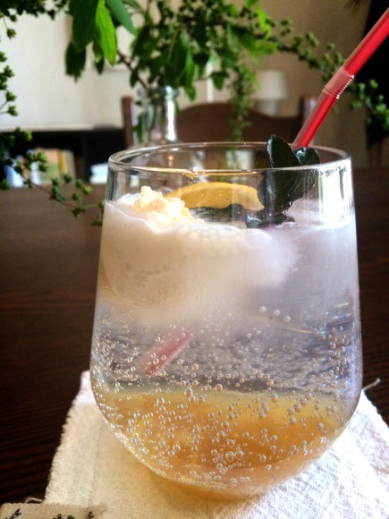 柚子クリームソーダ